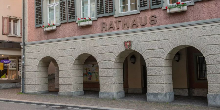 Rathaus in Uznach im Kanton St. Gallen.