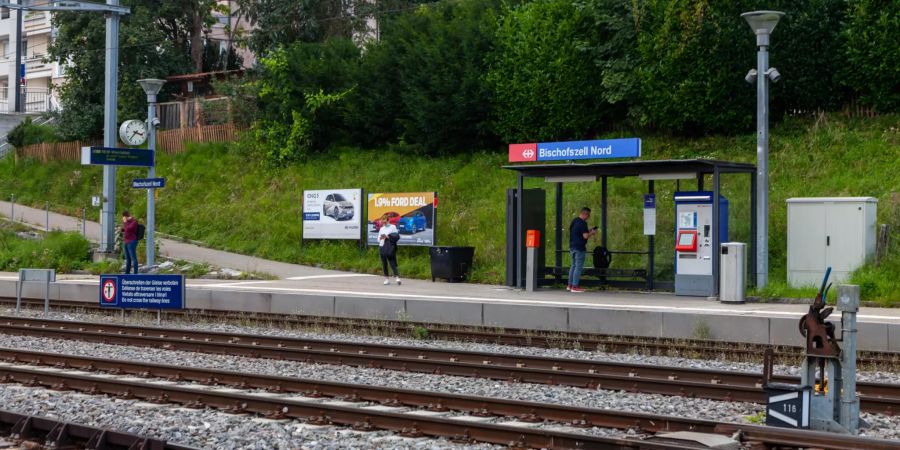 Der Bahnhof Bischofzell Nord.