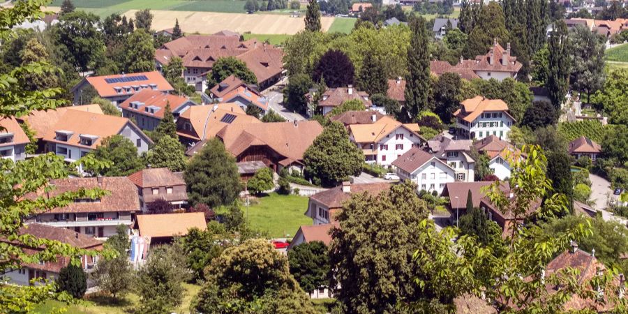 Blick auf Gerzensee.