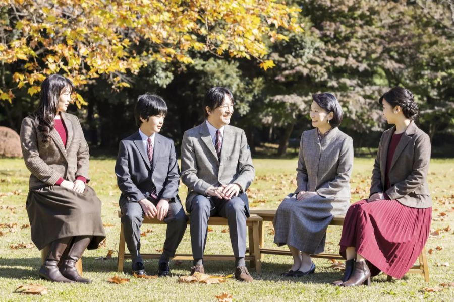 Die japanische Königsfamilie.