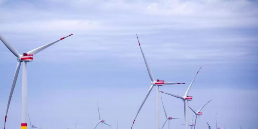 Die Onshore-Stromerzeugung aus Windrädern sackte in diesem Jahr laut BDEW um 12 Prozent ab. Foto: Jens Büttner/dpa-Zentralbild/dpa