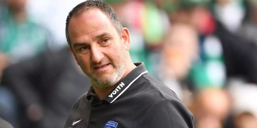Der 1. FC Heidenheim verlängerte langfristig mit Coach Frank Schmidt. Foto: Carmen Jaspersen/dpa