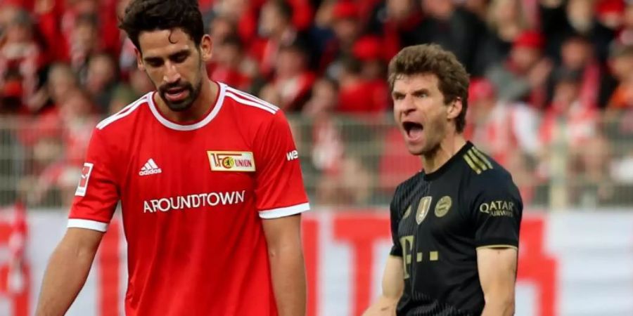 Treffsicheres Bayern-Urgestein: Thomas Müller traf bei Union Berlin. Foto: Andreas Gora/dpa