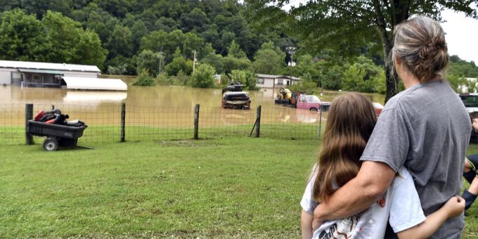 Der US-Bundesstaat Kentucky kämpft derzeit mit Überflutungen. Kentucky Flut