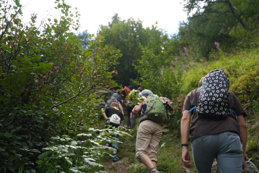 BuLa-Teilnehmer machten eine Singles-Only-Wanderung.