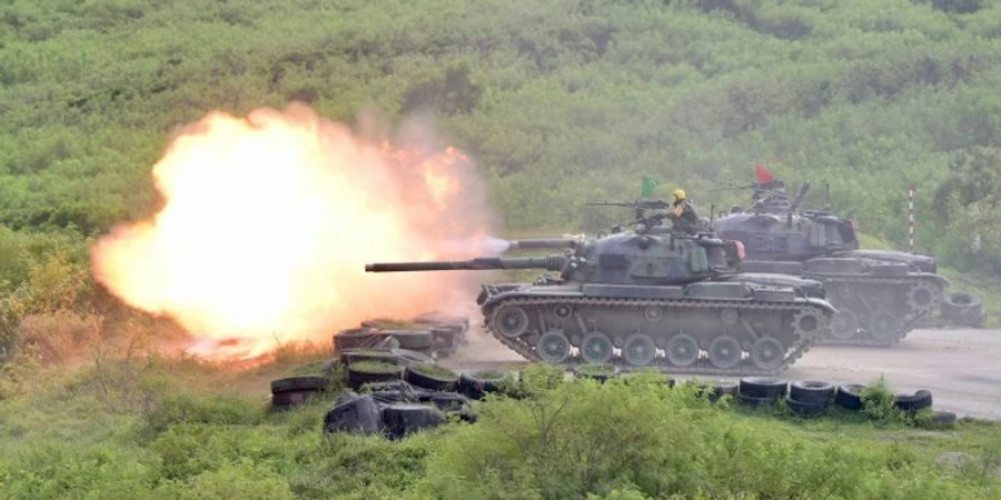 Militärmanöver Taiwans als Reaktion auf China