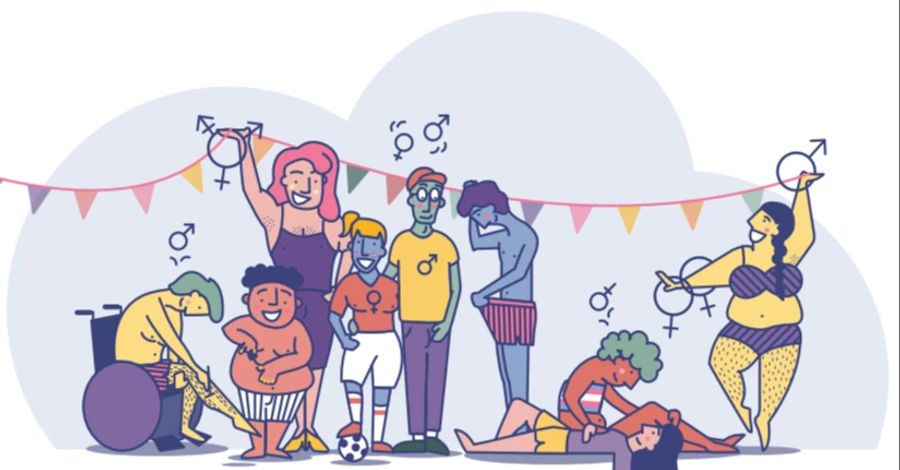 In der Broschüre «Hey You» wird den Kindern erklärt, was die Geschlechtsidentität ist.