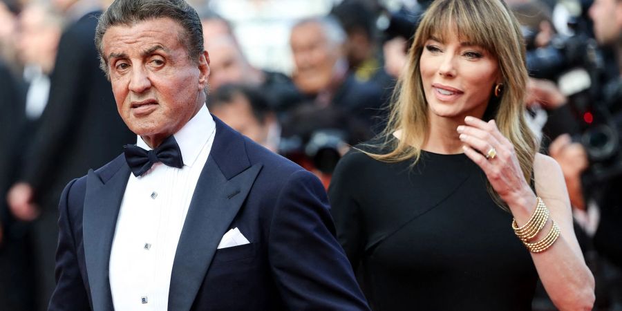 Jennifer Flavin und Sylvester Stallone besuchen das  72. International Film Festival in Cannes (2019).