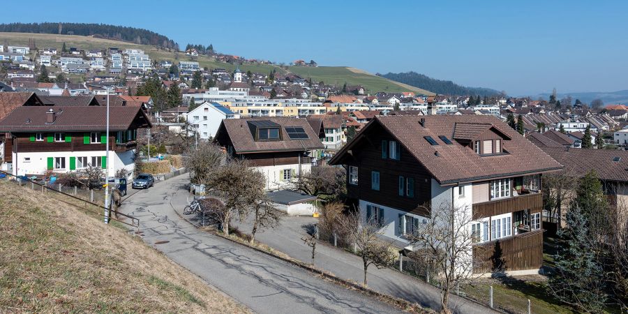 Blick auf Grosshöchstetten.