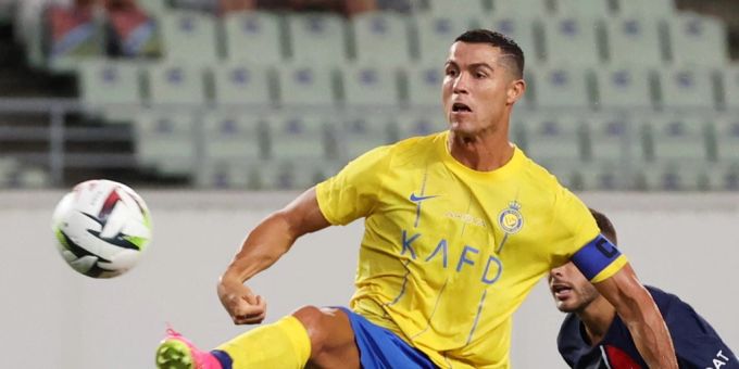 Cristiano Ronaldo im Dress von Al-Nassr. Cristiano Ronaldo