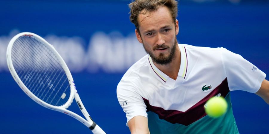 Der Russe Daniil Medwedew erreichte das Halbfinale der US Open.