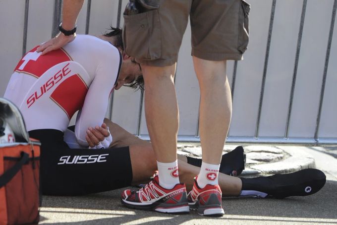 Auch Fabian Cancellara hat Tiefschläge erlebt, wie hier 2012 an den Olympischen Spielen. Fabian Cancellara