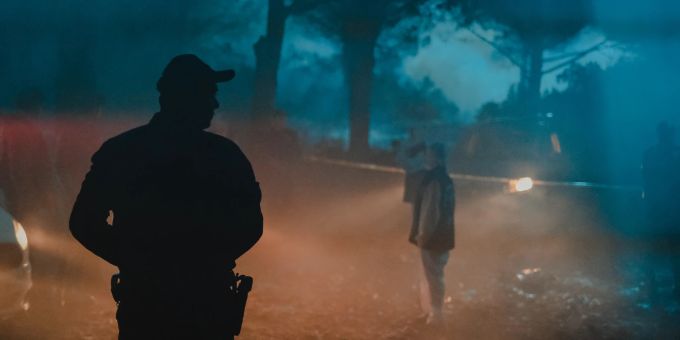Eine Szene an einem Tatort. (Symbolbild) Tatort