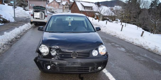 Beim Unfall wurde niemand verletzt. Unfall