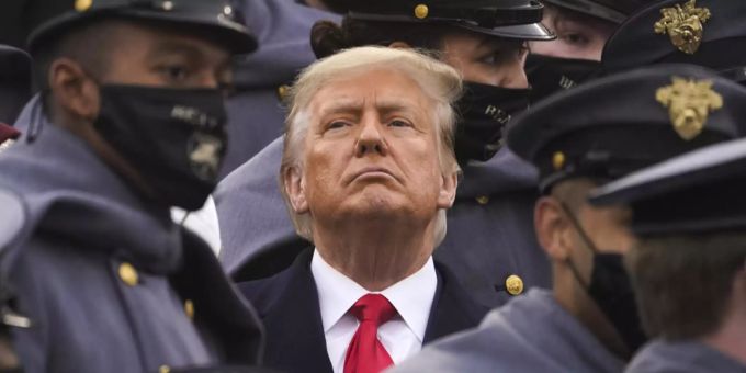 Donald Trump ruft zum Massenprotest gegen Joe Bidens Wahlsieg auf. Donald trump