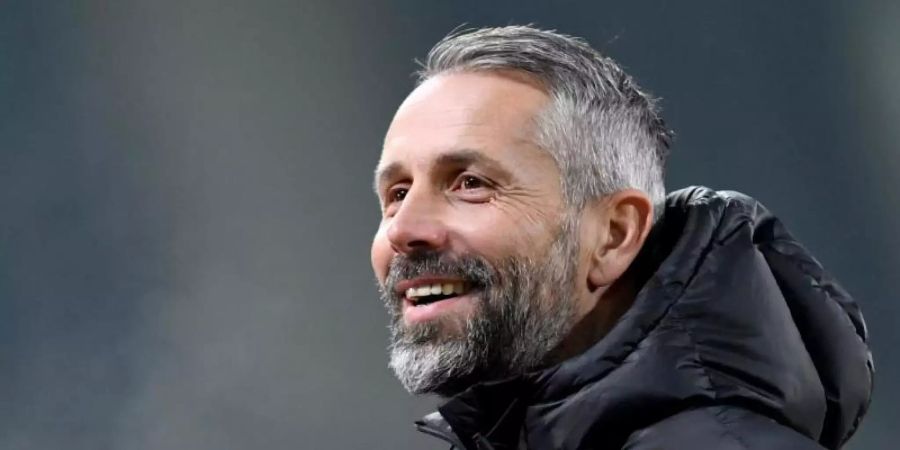 Kann mit Gladbach den Einzug in die nächste Königsklassen-Runde perfekt machen: Trainer Marco Rose. Foto: Marius Becker/dpa