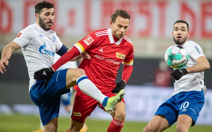 Viel Kampf zwischen Schalke 04 und Union Berlin.