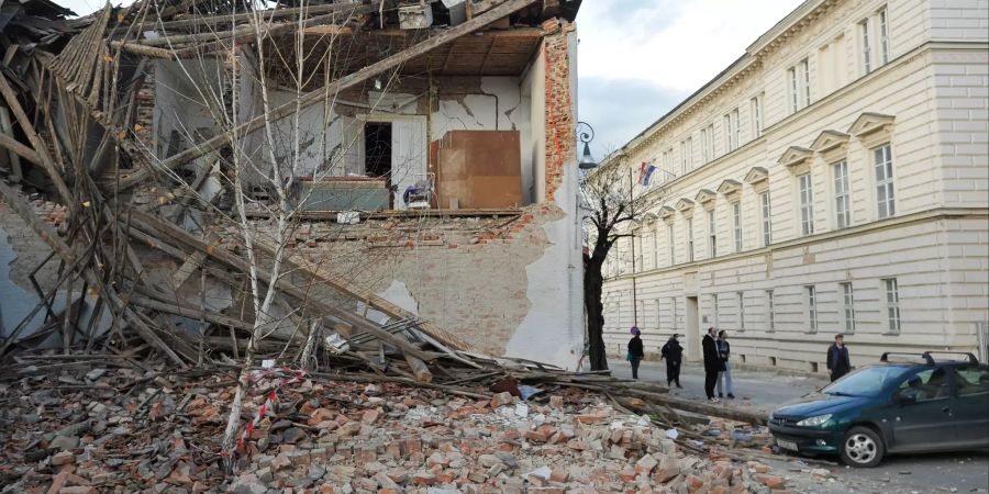 Weitere Erdbeben in Kroatien