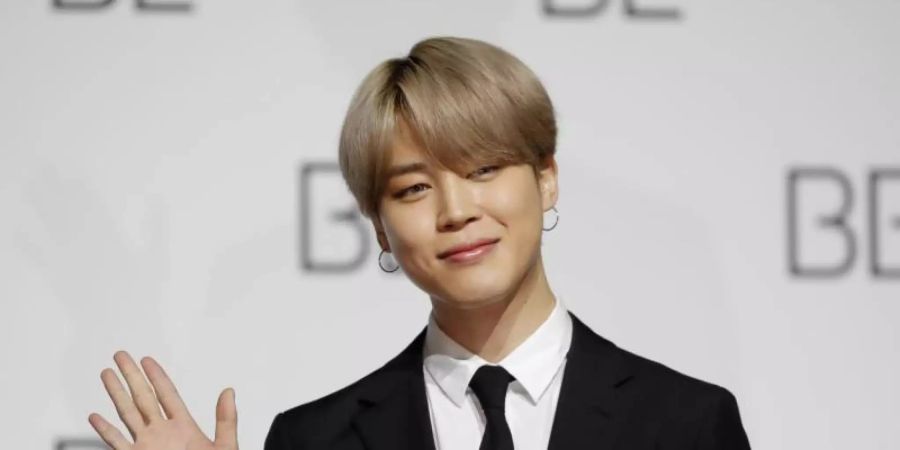 Jimin stellt das neue BTS-Album in Seoul vor. Foto: Lee Jin-Man/AP/dpa