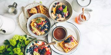 Reichhaltiger Brunch