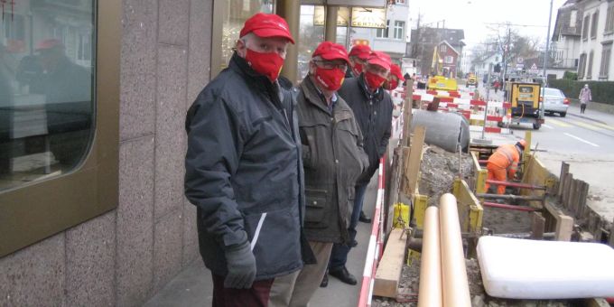Rotkäppli, Donnerstagswanderer der Wandersleut vom Oberdorf. Rotkäppli, Donnerstagswanderer der Wandersleut vom Oberdorf