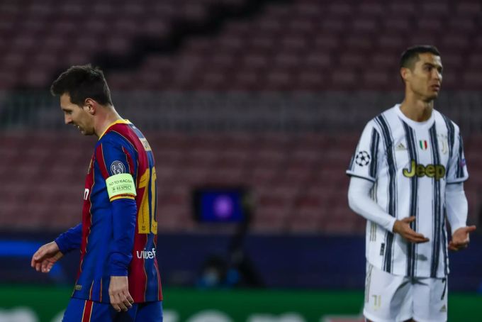 Lionel Messi musste Cristiano Ronaldo in der Champions League zum Sieg gratulieren. Lionel Messi