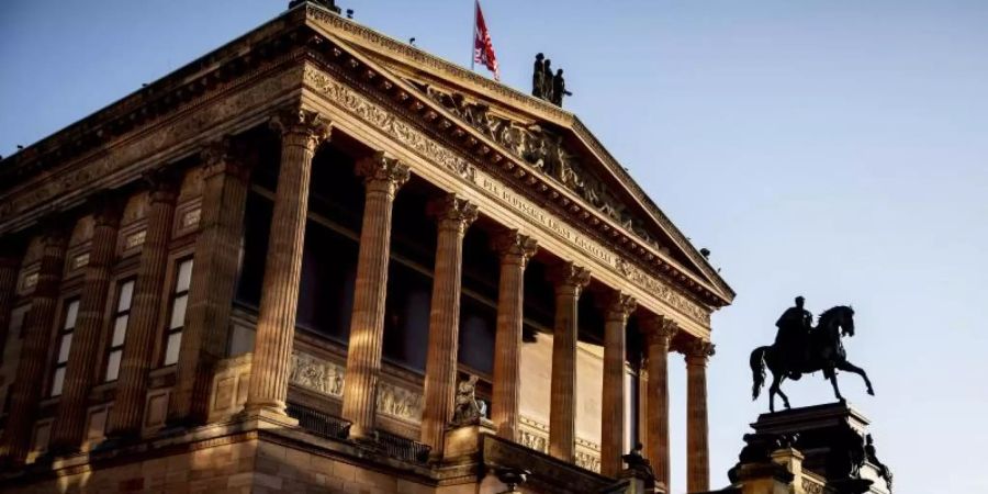 Die Alte Nationalgalerie auf der Berliner Museumsinsel. Foto: Christoph Soeder/dpa