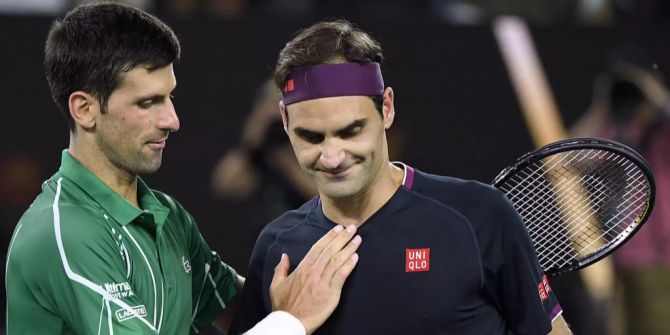 Roger Federer Novak Djokovic