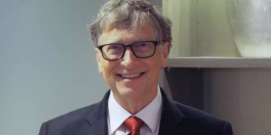 Bill Gates wird 65. Foto: Christian Böhmer/dpa