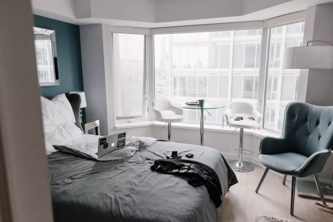 Ein Hotelzimmer. Hotelzimmer