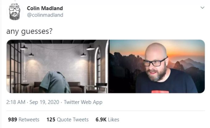 Der Gesichtserkennungsalgorithmus von Zoom ist fehlerhaft. Twitter Colin Madland