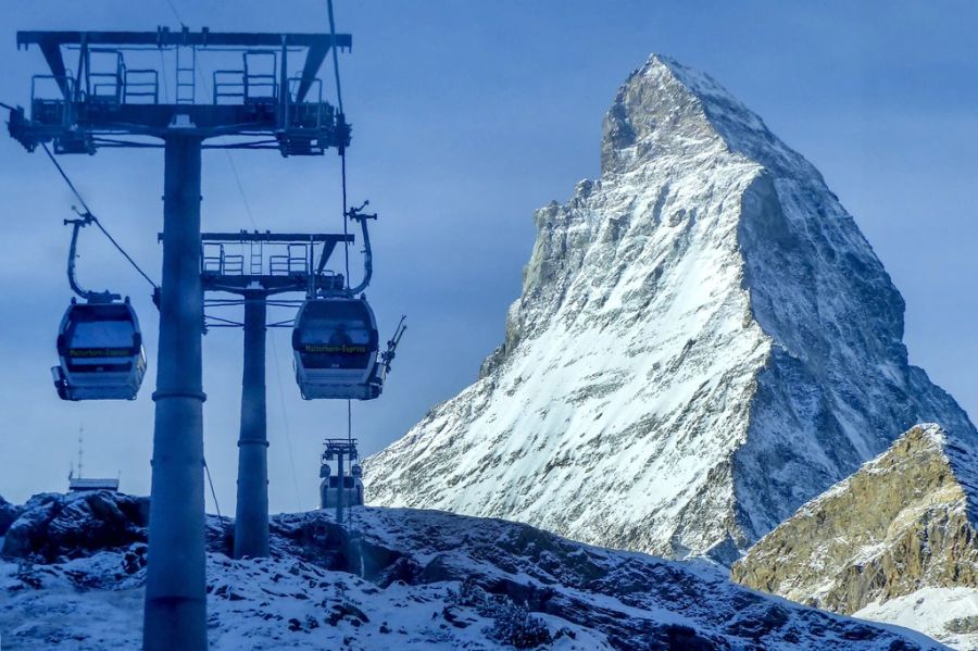 Auch in Zermatt VS hat es Pisten in einer Höhe von über 3000 Metern.