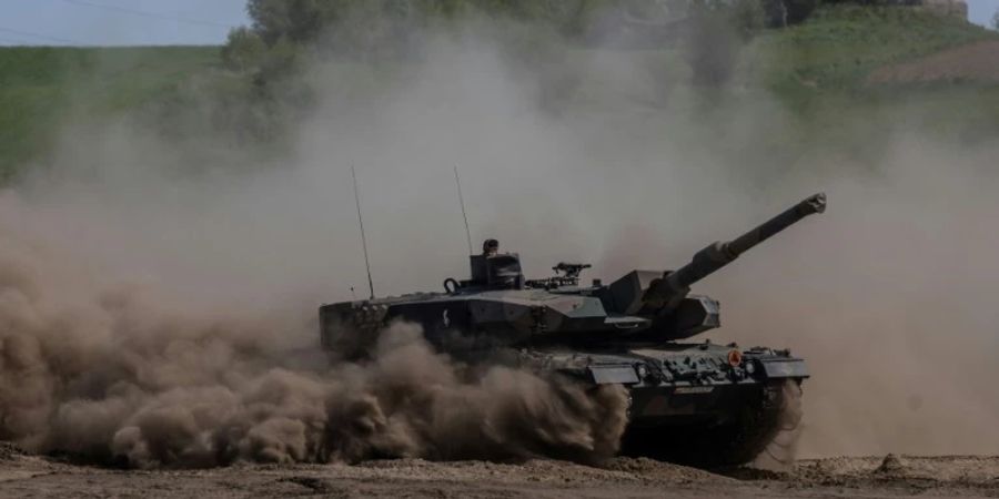 Leopard-Panzer bei Nato-Übung in Polen im Mai 2022