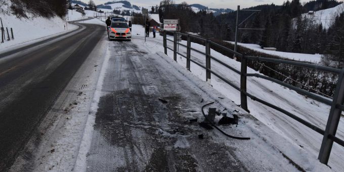 Unfallort in Urnäsch, Saien Unfallort in Urnäsch, Saien