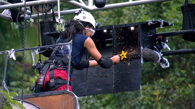 Für Cecilia geht es in 30 Meter Höhe im Dschungelcamp. Dschungelcamp