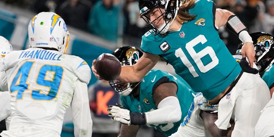 Jacksonvilles Quarterback Trevor Lawrence führte die Panthers in der zweiten Halbzeit zum Sieg.