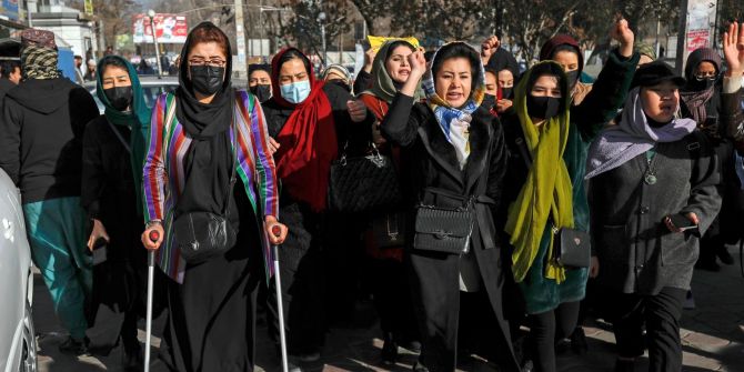 Protest Uni-Verbot Frauen