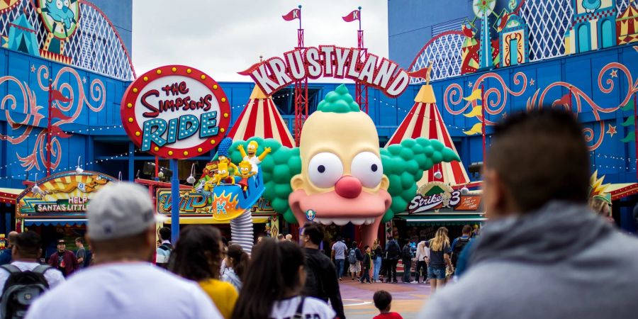 Vergnügungspark Freizeitpark Hollywood Krustyland