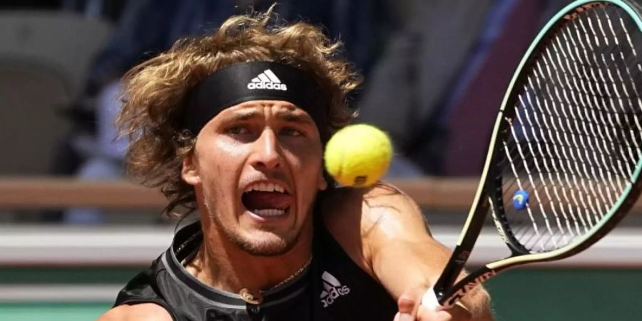 Verpasste den Einzug ins French-Open-Endspiel: Alexander Zverev. Foto: Michel Euler/AP/dpa
