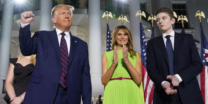 Barron Trump (15) hielt sich aus dem politischen Rampenlicht seines Vaters fern – mit Erfolg. Barron Trump
