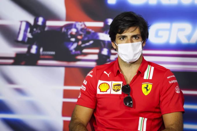 Carlos Sainz (Ferrari) vor dem Frankreich-GP der Formel 1. Carlos Sainz Ferrari Frankreich