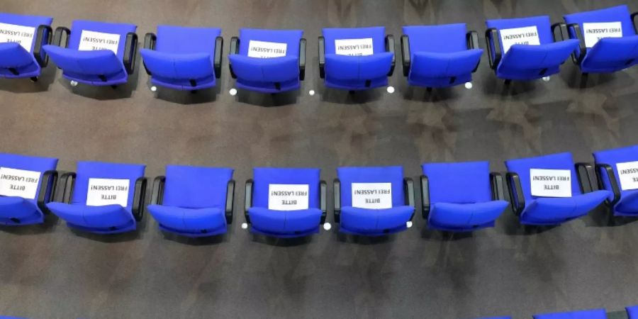 In der Pandemie wurden auch im Bundestag Abstandsregeln eingeführt