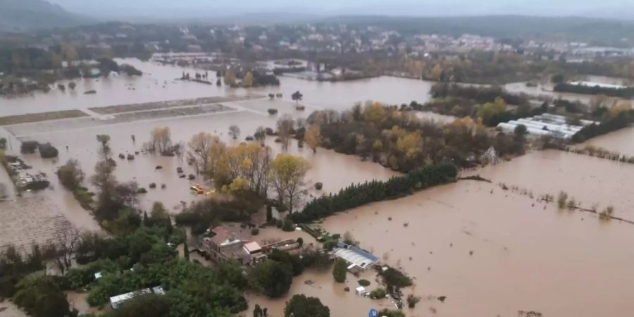 Überschwemmung in Le Luc