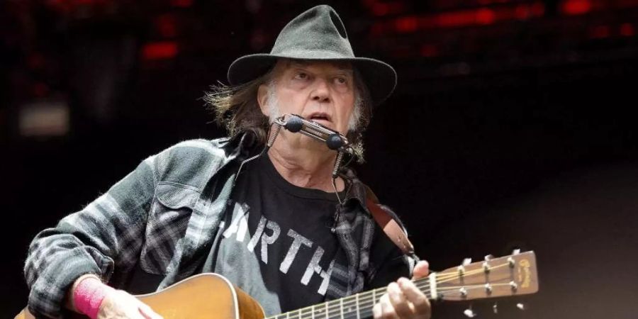 Lust am Krach und idealistischer Furor: Neil Young. Foto: Nils Meilvang/epa/dpa