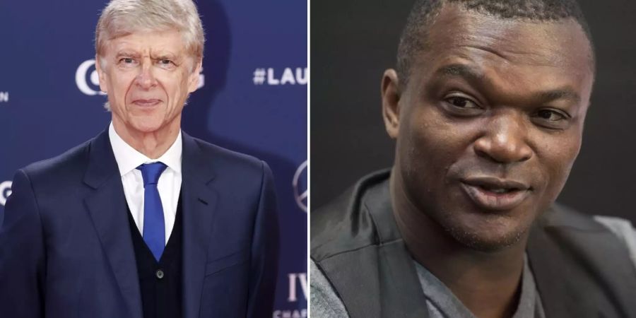 Arsène Wenger Marcel Desailly