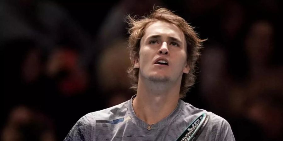 Geht mit Respekt in das Duell gegen den Griechen Stefanos Tsitsipas: : Alexander Zverev. Foto: John Walton/PA Wire/dpa