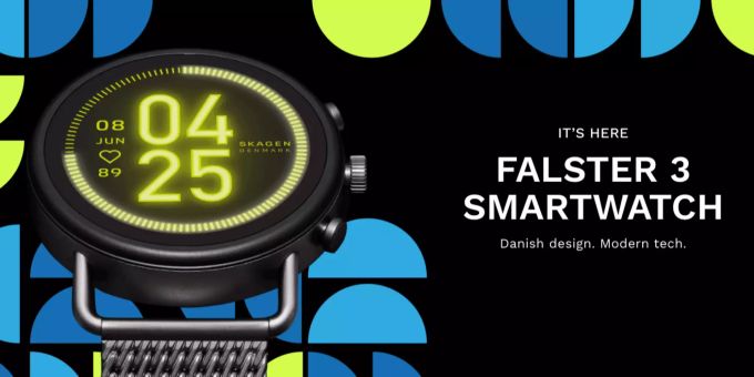 Skagen Designs kündigt an der Technik-Messe CES ihre neue Falster 3 Smartwatch an. skagen designs