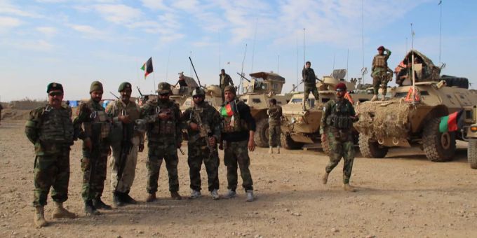 Afghanische Sicherheitskräfte patrouillieren in Helmand am 17. Dezember 2019. afghanistan