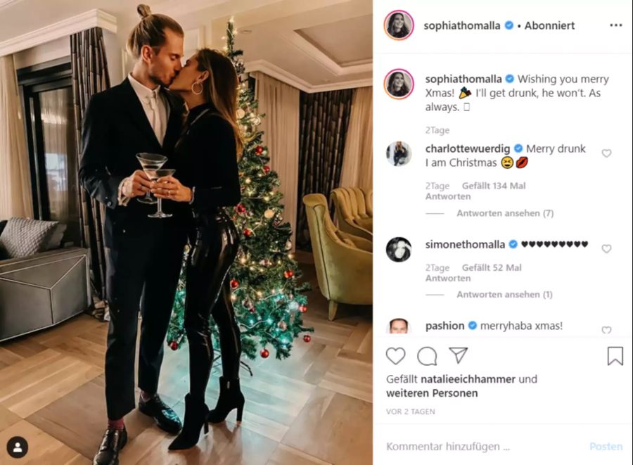 Sophia Thomalla und ihr Kicker-Freund Loris Karius.