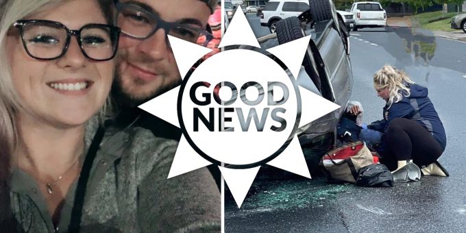 Good News - Schwangere rettet Frau – und gebärt wenig später ihr Kind
